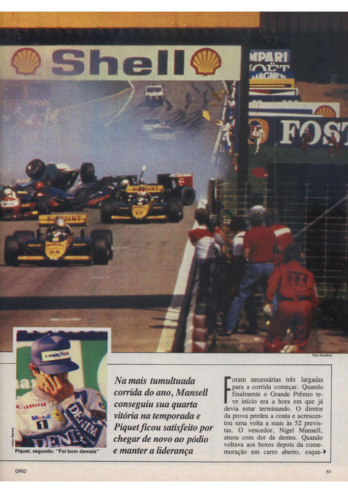 117 1987 Revista Placar Nз 915 B GRID PLACAR  Pagina 51