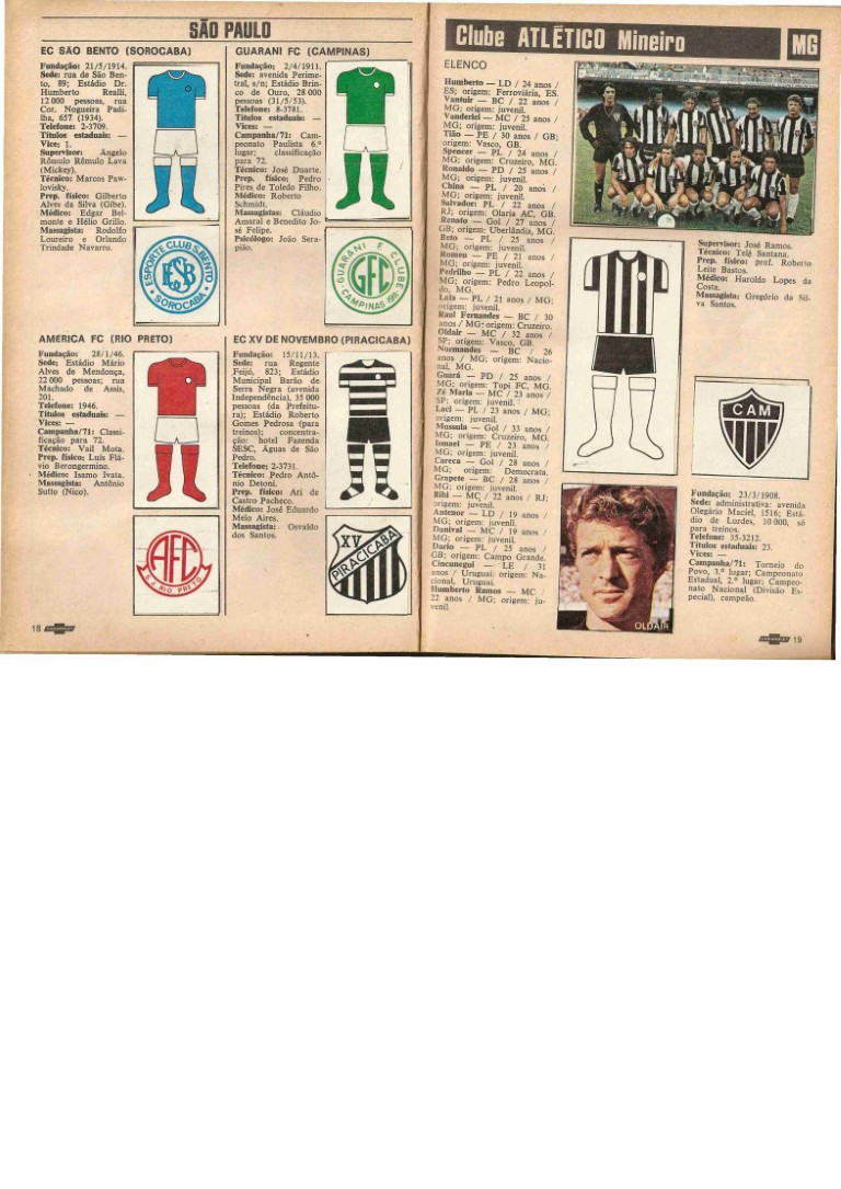 Revista Esporte Antiga Futebol