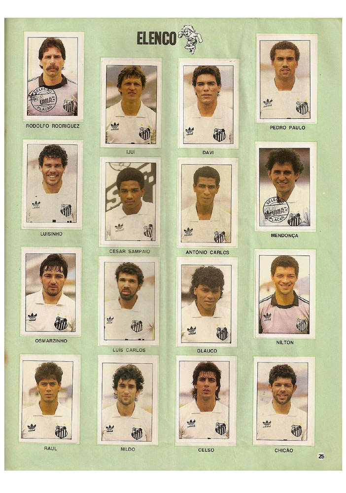 277 1987 Placar Album Copa Uniao 1987  Pagina 25