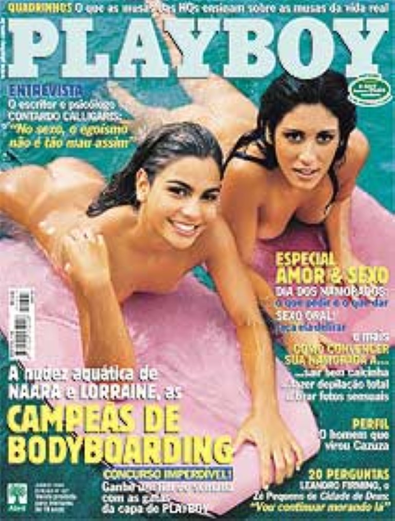 Revista Sexy do Brasil com Naara e Lorraine