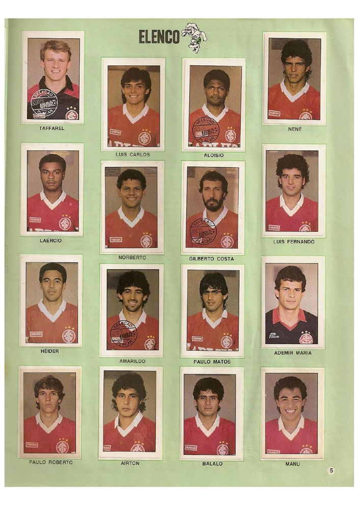 304 1987 Placar Album Copa Uniao 1987  Pagina 05