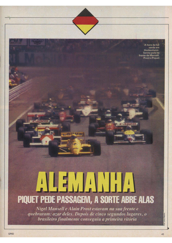 334 1987 Revista Placar Nз 915 B GRID PLACAR  Pagina 43