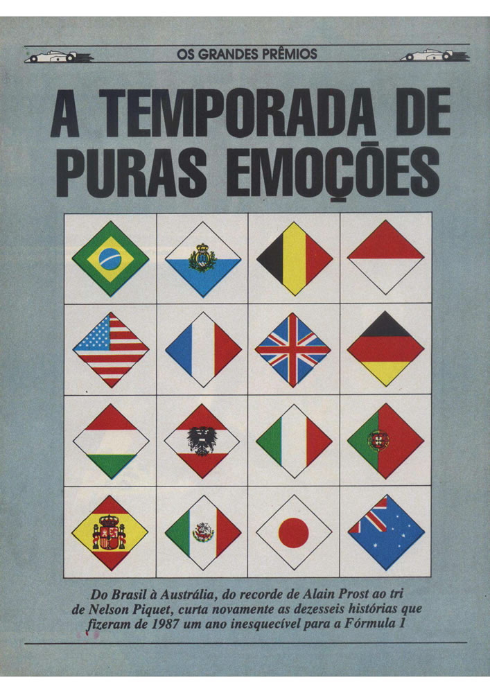 486 1987 Revista Placar Nз 915 B GRID PLACAR  Pagina 13