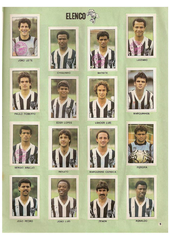 490 1987 Placar Album Copa Uniao 1987  Pagina 09