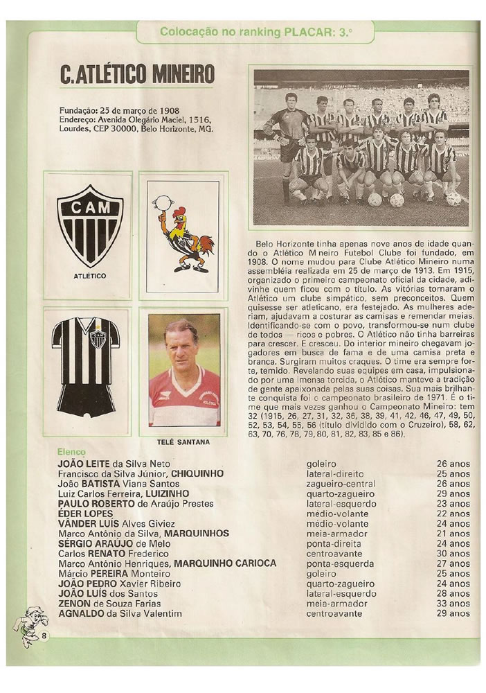 502 1987 Placar Album Copa Uniao 1987  Pagina 08