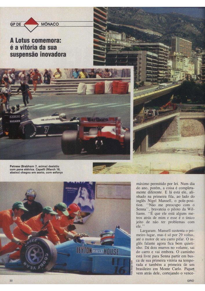 567 1987 Revista Placar Nз 915 B GRID PLACAR  Pagina 30