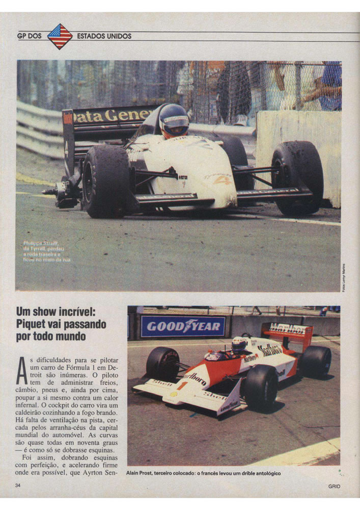 607 1987 Revista Placar Nз 915 B GRID PLACAR  Pagina 34