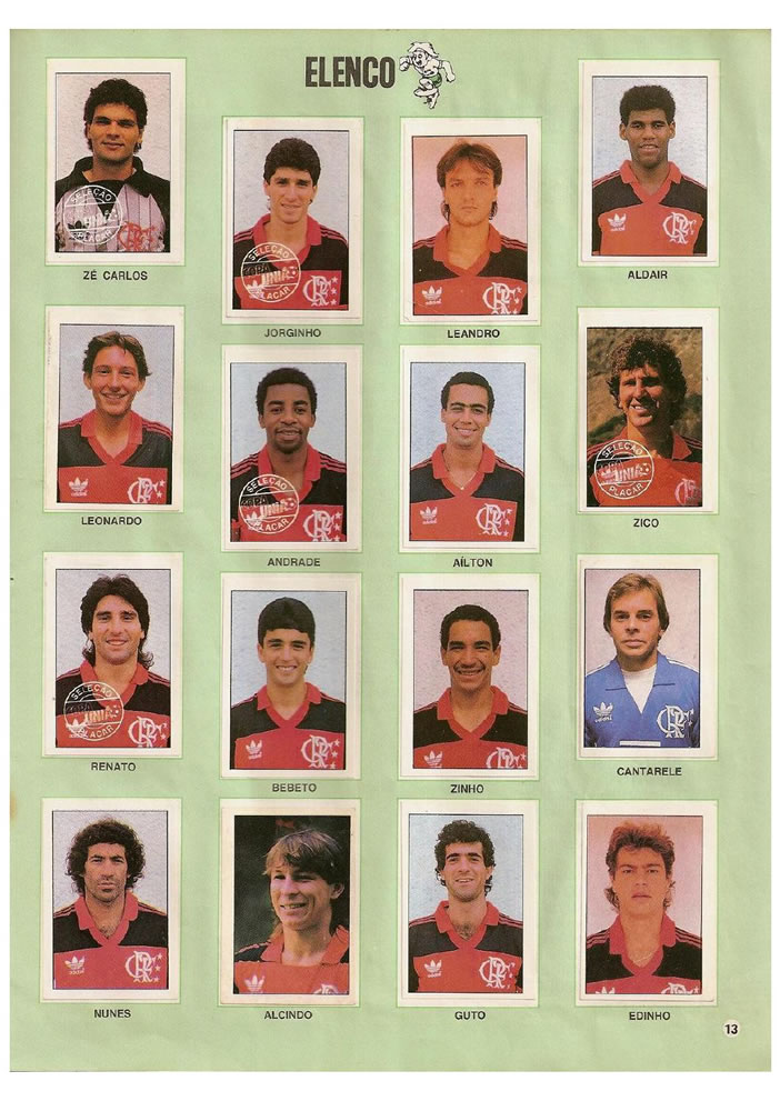 671 1987 Placar Album Copa Uniao 1987  Pagina 13