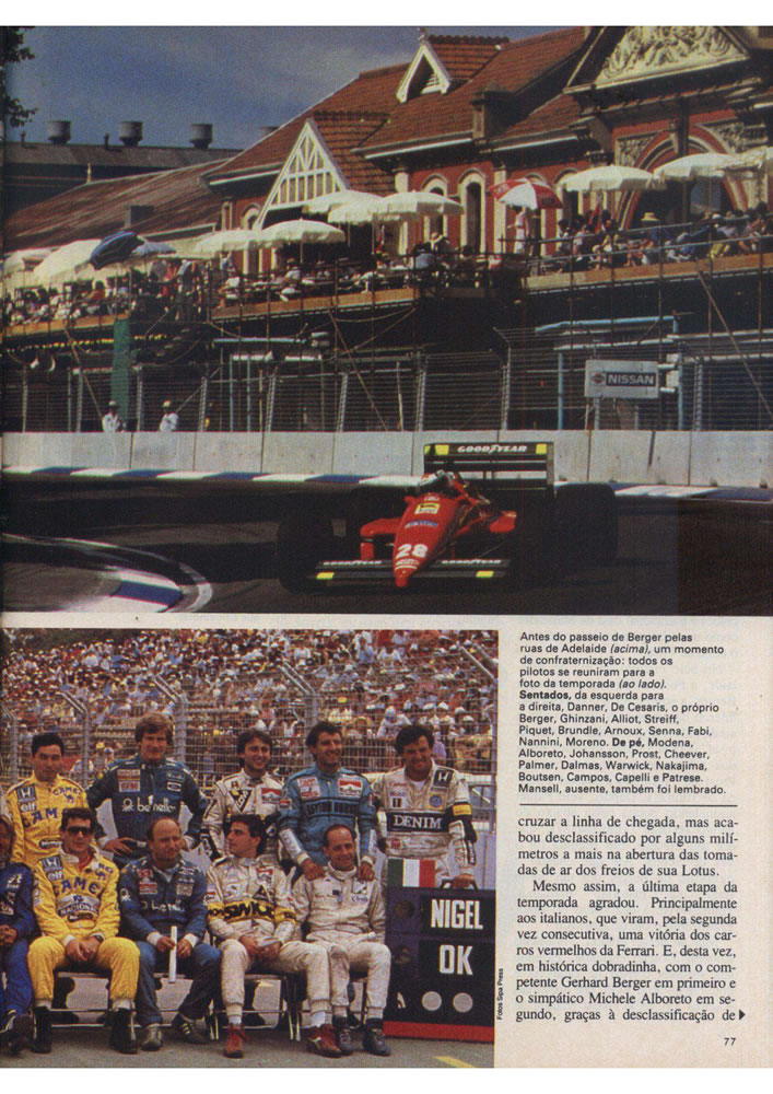 682 1987 Revista Placar Nз 915 B GRID PLACAR  Pagina 77