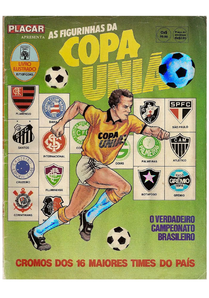 768 1987 Placar Album Copa Uniao 1987  Pagina 01