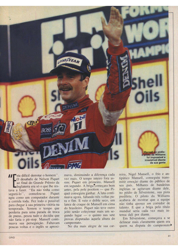 798 1987 Revista Placar Nз 915 B GRID PLACAR  Pagina 41