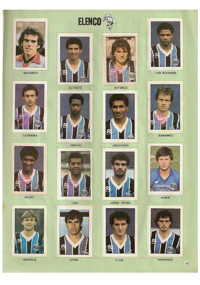 908 1987 Placar Album Copa Uniao 1987  Pagina 11