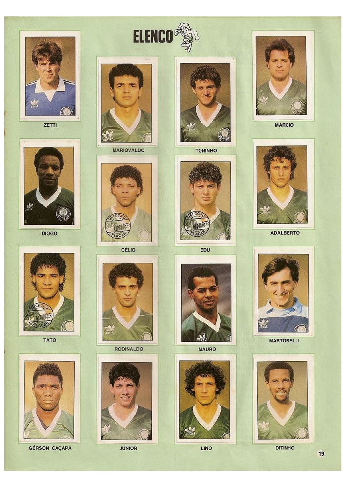 997 1987 Placar Album Copa Uniao 1987  Pagina 19