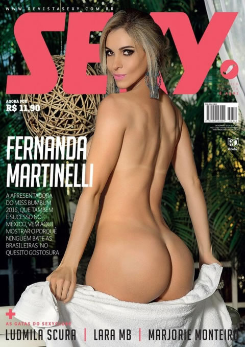 Revista Sexy do Brasil Fernanda Martinelli Setembro 2016 mulher 01