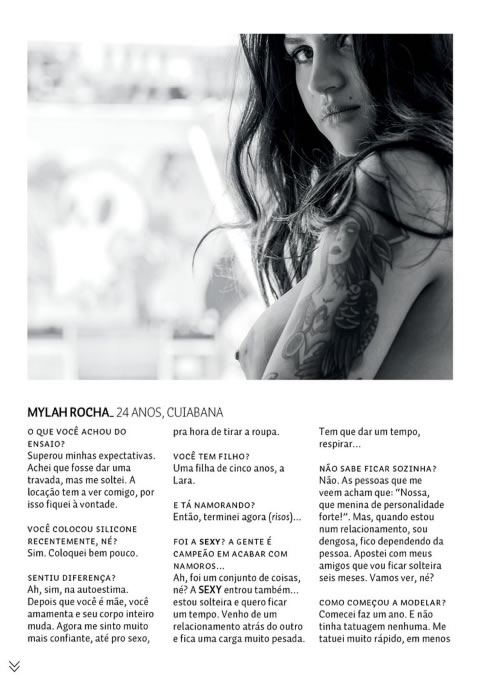 Revista Sexy do Brasil Mylah Rocha Marco 2016 mulher 20