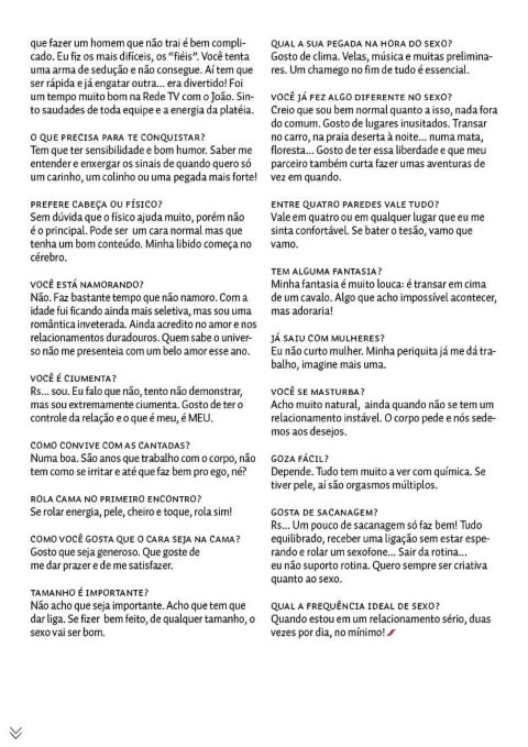 Revista Sexy do Brasil Ana Saad Marco 2017 mulher 30
