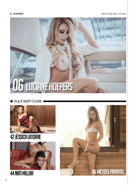 Revista Sexy do Brasil Luciane Hoepers Ed 452 Agosto 2017 mulher 04