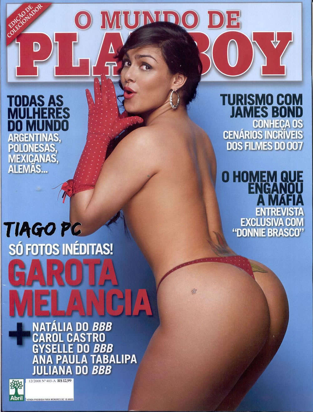 276 Revista Playboy  2008 12 Especial Andressa Soares e Cia Capa