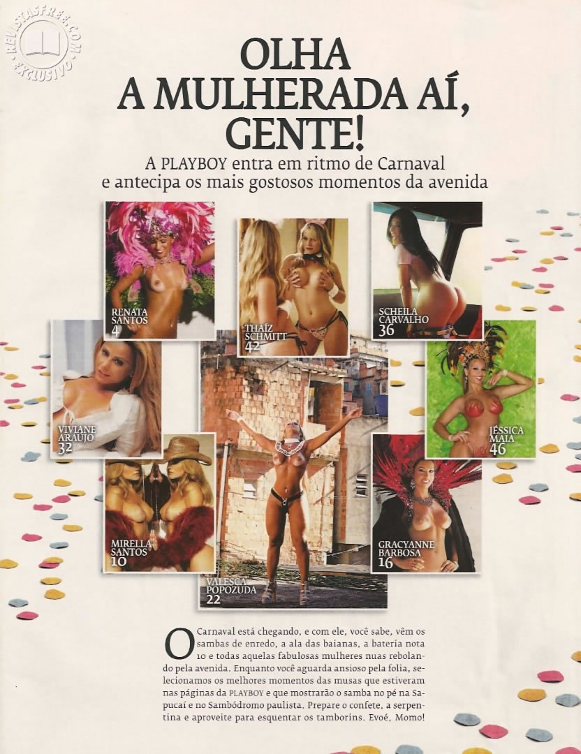 295 Revista Playboy  2011 03 Especial Musas do Carnaval 002