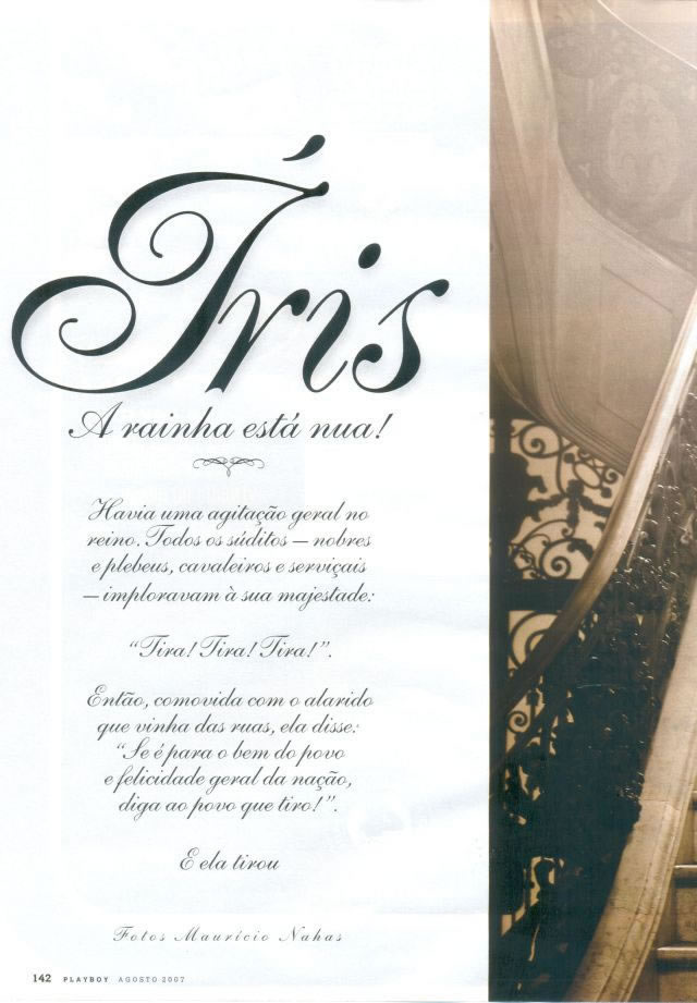 047 Revista Playboy  2007 08 Iris BBB702