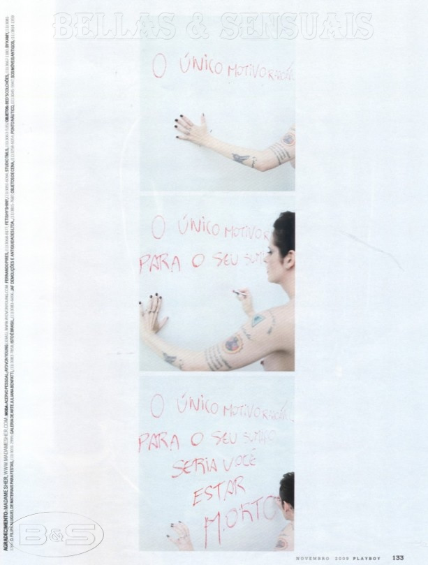163 Revista Playboy  2009 11 Fernanda Young008
