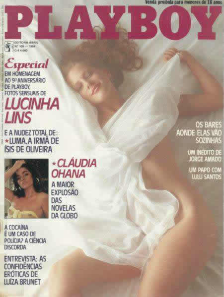 464 Revista Playboy  1984 08 Lucinha Lins01