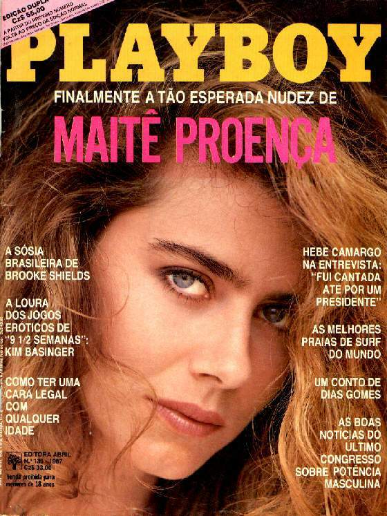 881 Revista Playboy  1987 02 Maite Proenca 001