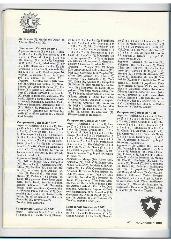 ANO 1979 MAIORES TORCIDAS DO BRASIL BOTAFOGO  Pagina 42