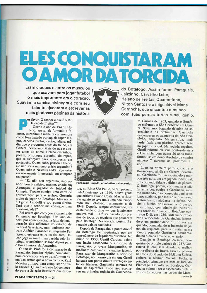 ANO 1979 MAIORES TORCIDAS DO BRASIL BOTAFOGO  Pagina 31