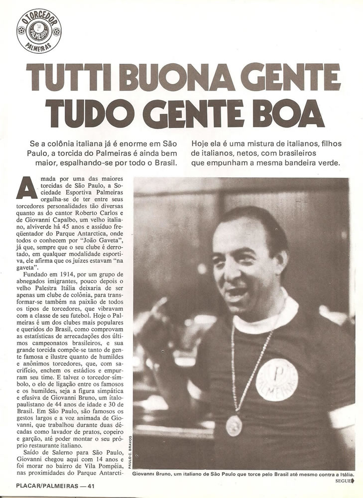 ANO 1979 MAIORES TORCIDAS DO BRASIL PALMEIRAS  Pagina 42