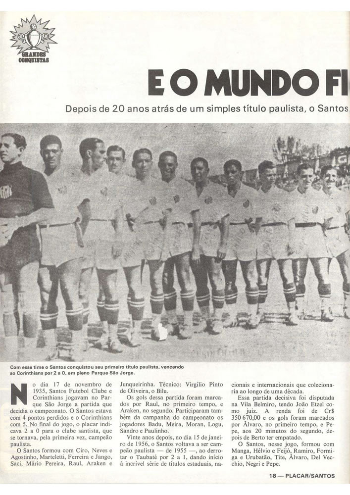 ANO 1979 MAIORES TORCIDAS DO BRASIL SANTOS  Pagina 18