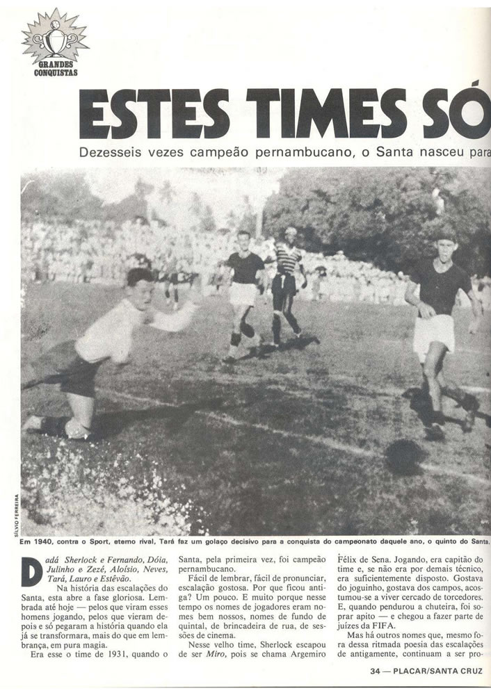 ANO 1979 MAIORES TORCIDAS DO BRASIL SANTA CRUZ  Pagina 34