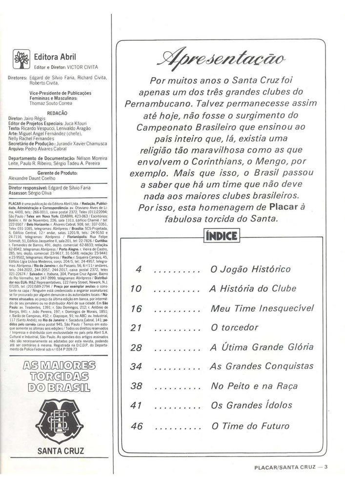 ANO 1979 MAIORES TORCIDAS DO BRASIL SANTA CRUZ  Pagina 03