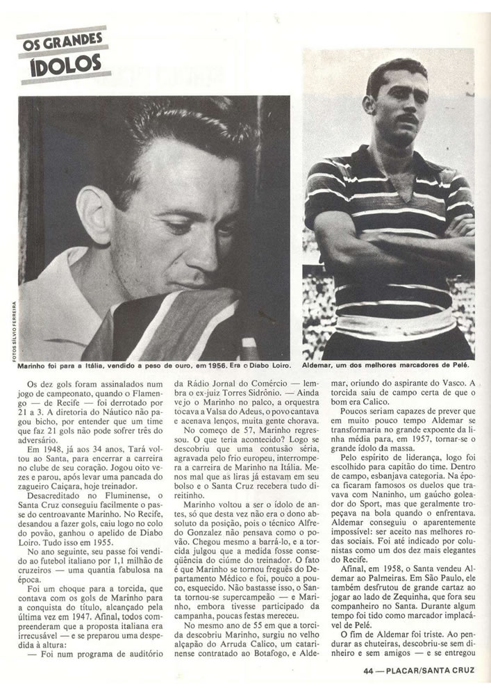 ANO 1979 MAIORES TORCIDAS DO BRASIL SANTA CRUZ  Pagina 44