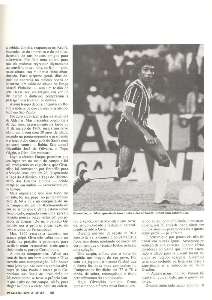 ANO 1979 MAIORES TORCIDAS DO BRASIL SANTA CRUZ  Pagina 45