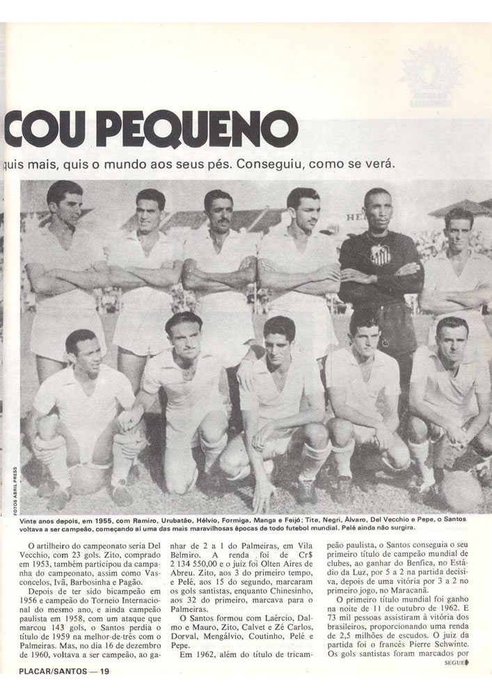 ANO 1979 MAIORES TORCIDAS DO BRASIL SANTOS  Pagina 19