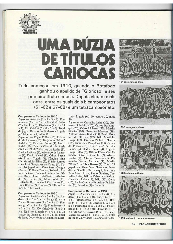 ANO 1979 MAIORES TORCIDAS DO BRASIL BOTAFOGO  Pagina 40
