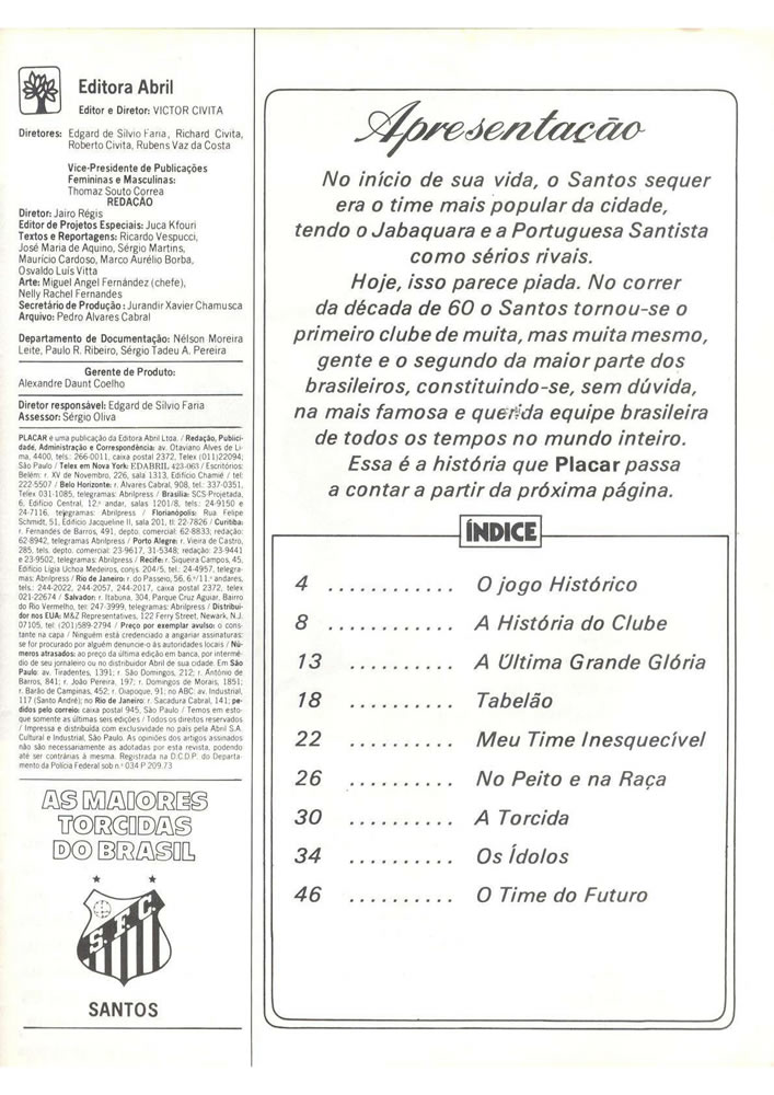 ANO 1979 MAIORES TORCIDAS DO BRASIL SANTOS  Pagina 03