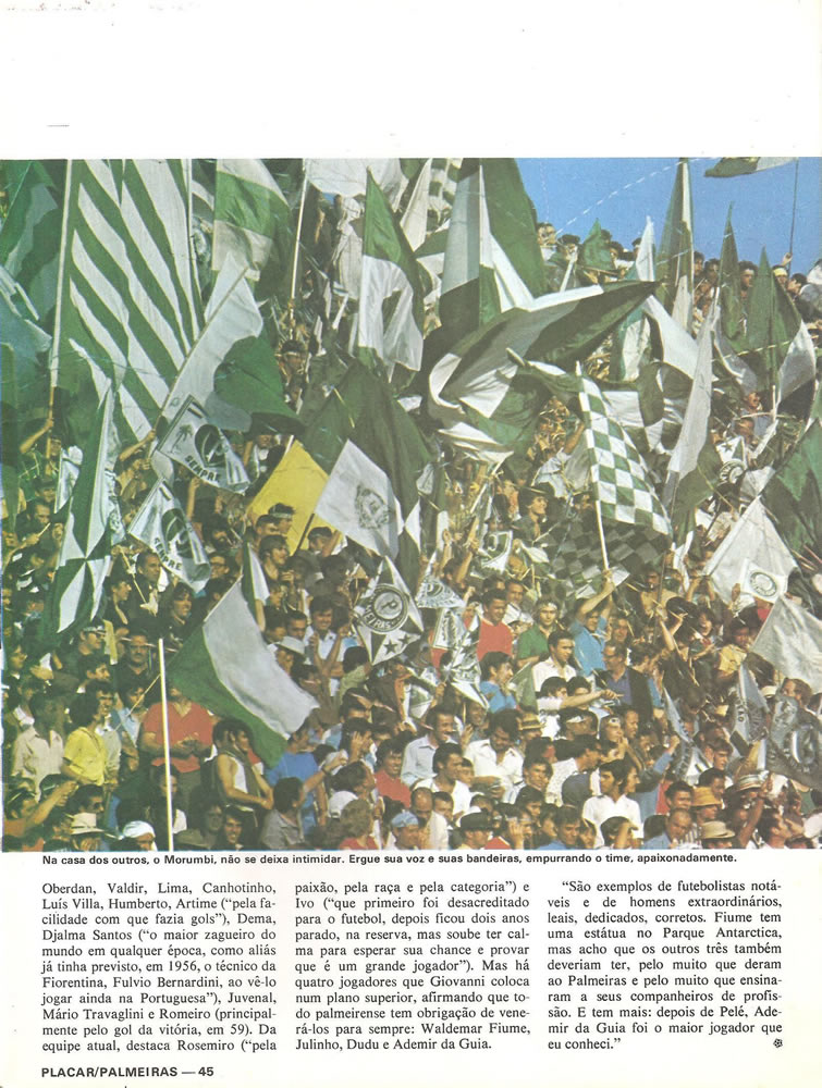 ANO 1979 MAIORES TORCIDAS DO BRASIL PALMEIRAS  Pagina 46
