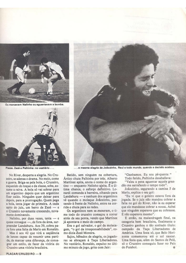 ANO 1979 MAIORES TORCIDAS DO BRASIL CRUZEIRO  Pagina 09