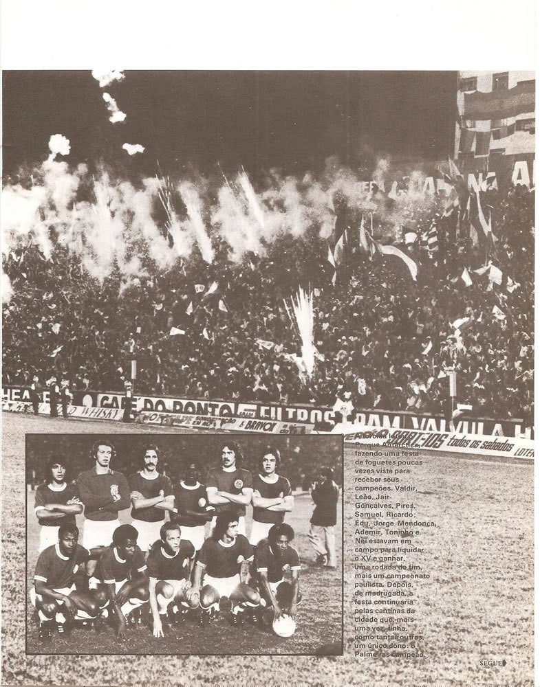 ANO 1979 MAIORES TORCIDAS DO BRASIL PALMEIRAS  Pagina 38