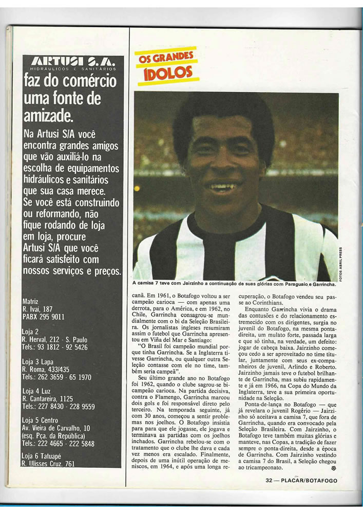 ANO 1979 MAIORES TORCIDAS DO BRASIL BOTAFOGO  Pagina 32