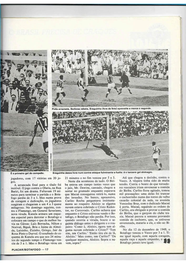 ANO 1979 MAIORES TORCIDAS DO BRASIL BOTAFOGO  Pagina 17