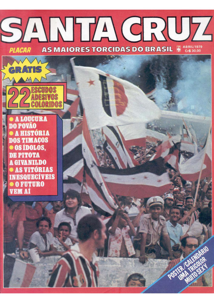ANO 1979 MAIORES TORCIDAS DO BRASIL SANTA CRUZ  Pagina 01