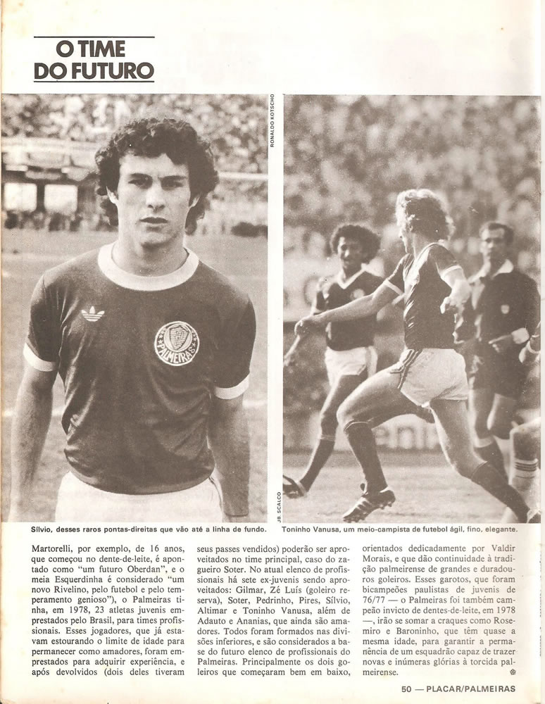 ANO 1979 MAIORES TORCIDAS DO BRASIL PALMEIRAS  Pagina 51