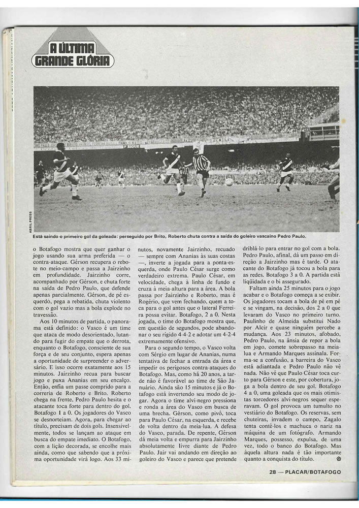 ANO 1979 MAIORES TORCIDAS DO BRASIL BOTAFOGO  Pagina 28