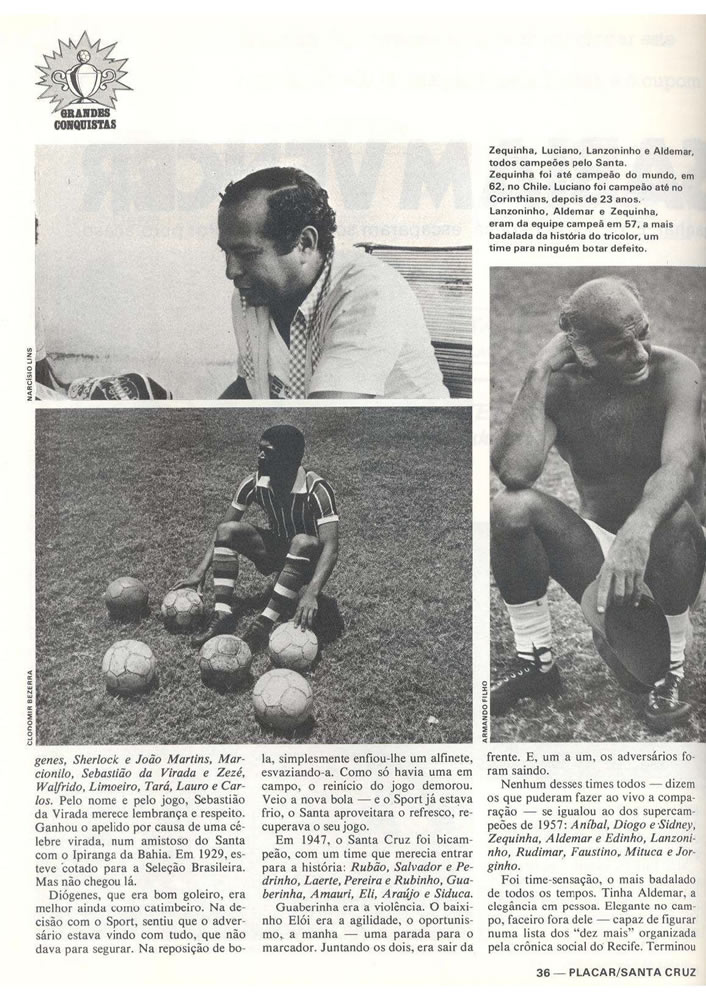 ANO 1979 MAIORES TORCIDAS DO BRASIL SANTA CRUZ  Pagina 36