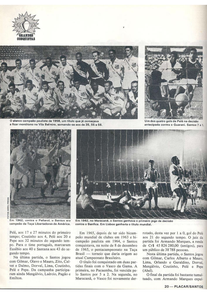 ANO 1979 MAIORES TORCIDAS DO BRASIL SANTOS  Pagina 20
