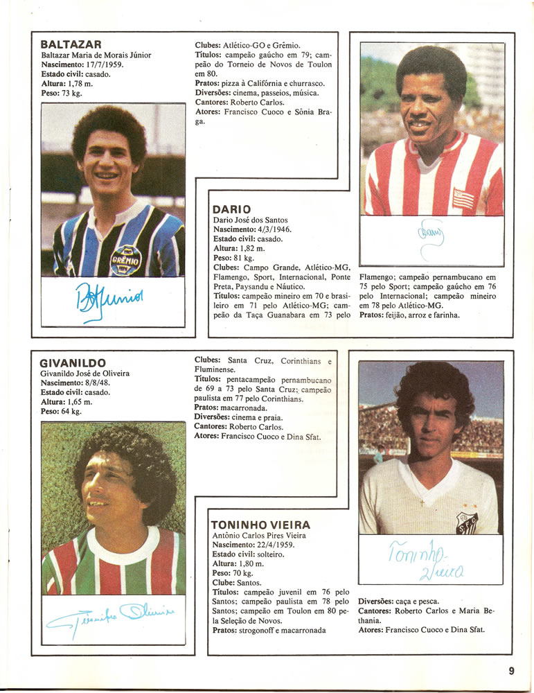 1980 Album Os Maiores Craques do Brasil 1980 Pagina08