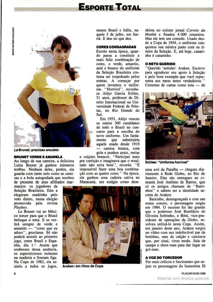 103 1986 Revista Placar N 836 020686 GUIA DA COPA DO MUNDO Pagina08
